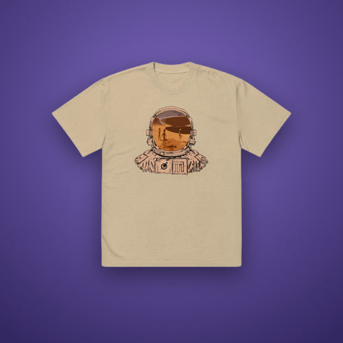Alien Reflection Tee on Future Astronaut branded background