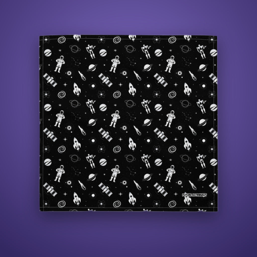 Space Bandana on Future Astronaut branded background