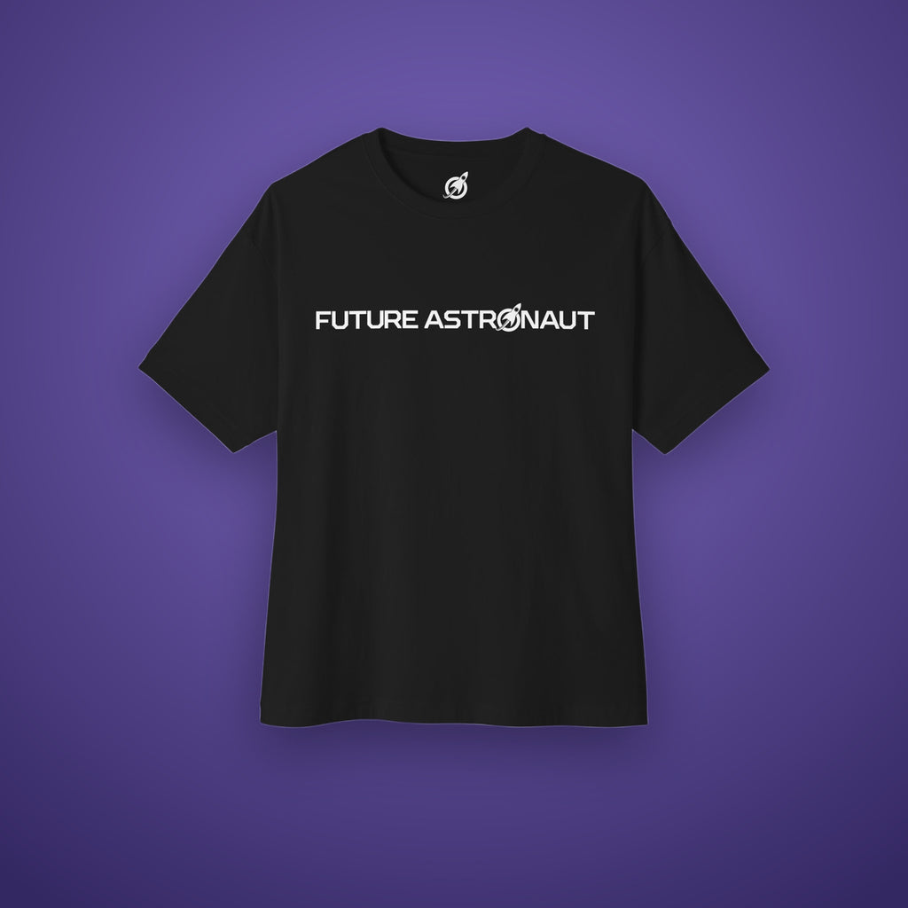 Future Astronaut Boxy Tee on Future Astronaut branded background