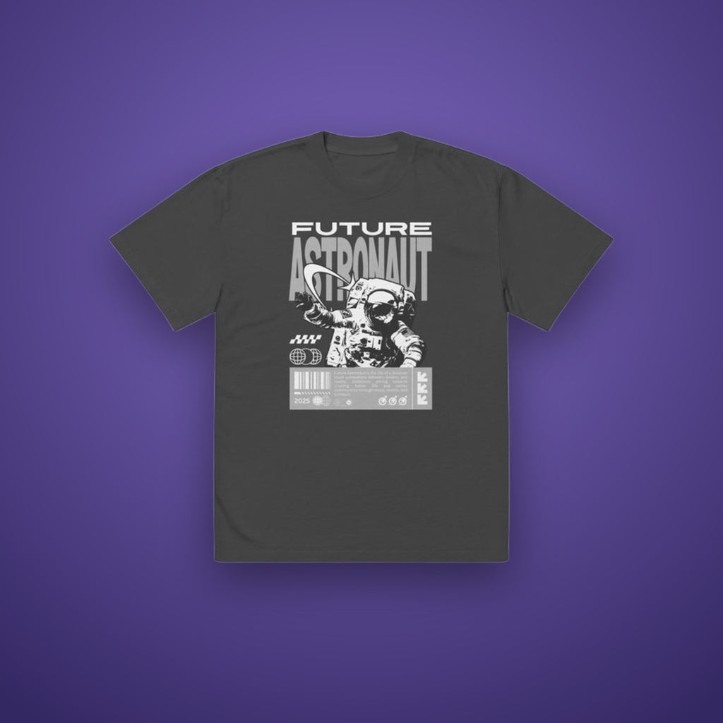 Faded Tee on Future Astronaut branded background