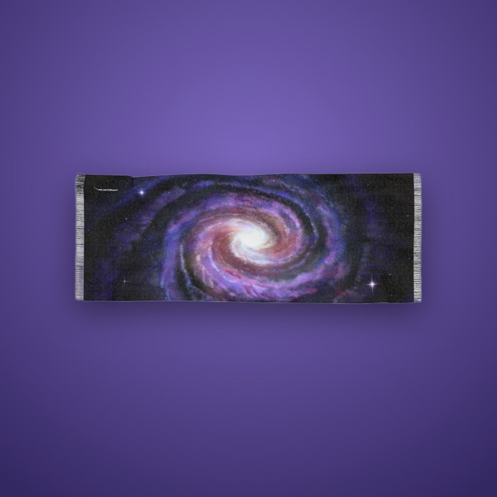 Galaxy Scarf on Future Astronaut branded background