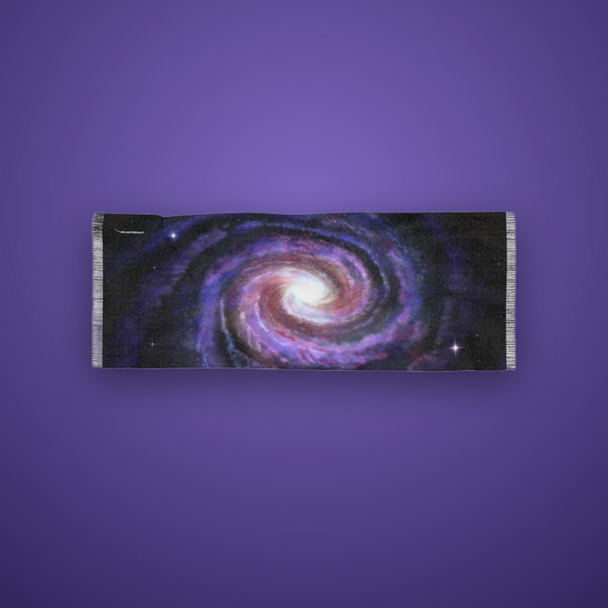 Galaxy Scarf on Future Astronaut branded background