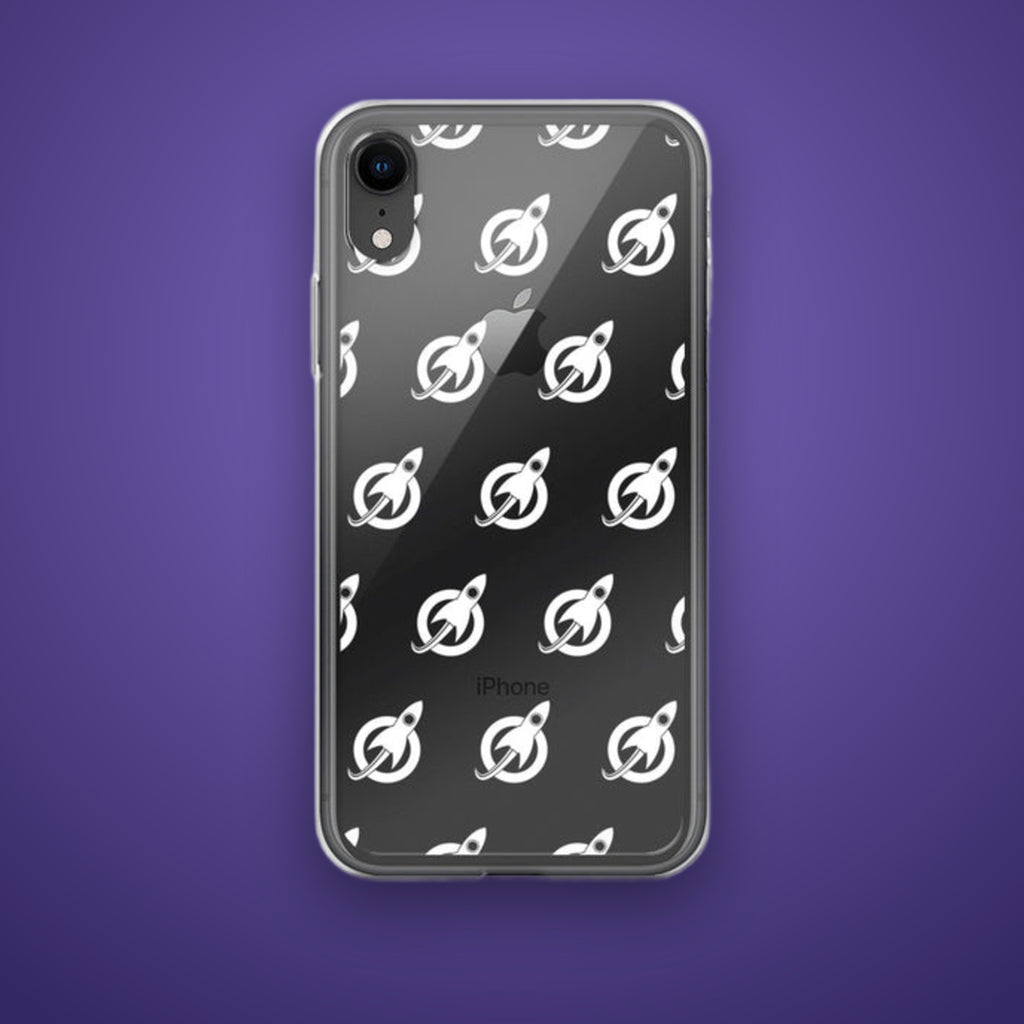 Rocket iPhone Case on Future Astronaut branded background