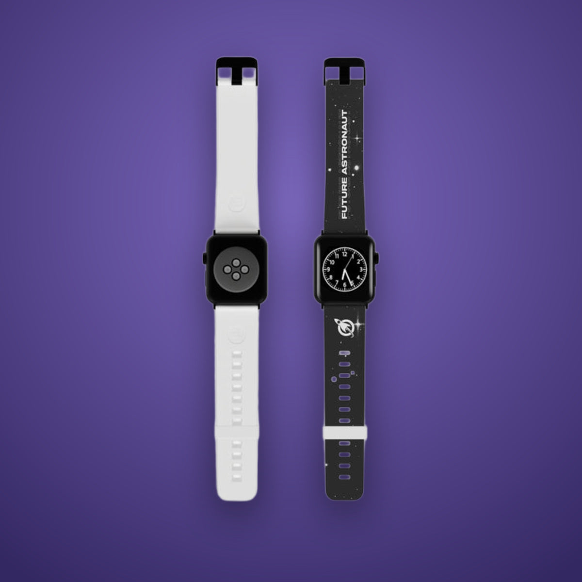 Apple Watch Band on Future Astronaut branded background